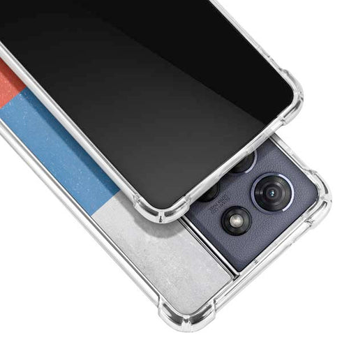 Russian Flag Distressed Moto G Stylus 5G (2025) Clear Case